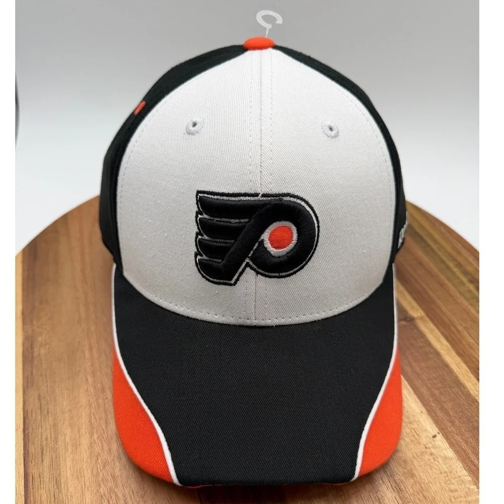New Lot of 2 Philadelphia Flyers NHL Reebok Hats Adjustable Face Off Headwear